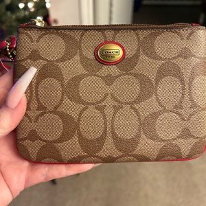 Little coach wristlet super cute